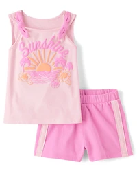 Toddler Girls Sunshine 2-Piece Outfit Set