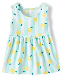 Toddler Girls Lemon Tank Top 3-Pack