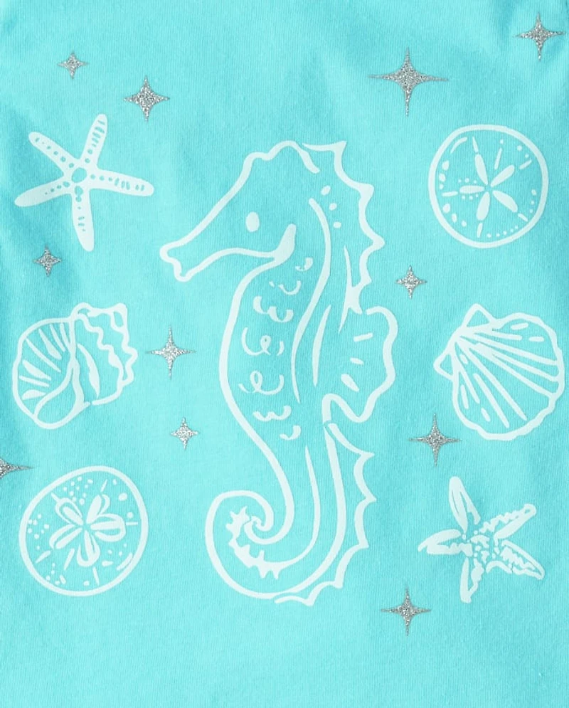 Toddler Girls Sea Creature 2-Piece Outfit Set