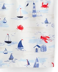 Toddler Girls Coastal Paperbag Waist Shorts 3-Pack