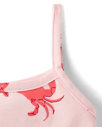 Toddler Girls Crab Tank Top 3-Pack