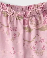 Baby And Toddler Girls Floral Paisley Flutter Romper