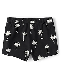 Toddler Girls Tropical Ruffle Shorts 3-Pack