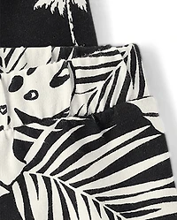 Toddler Girls Tropical Ruffle Shorts 3-Pack