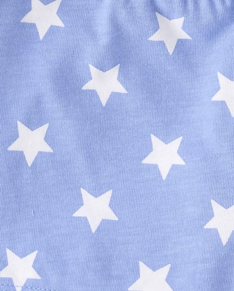 Toddler Girls Glitter Americana 2-Piece Outfit Set