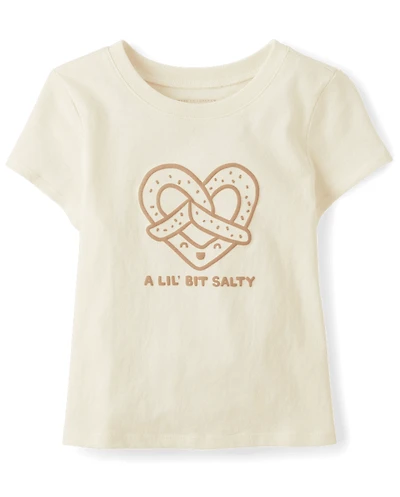 Baby And Toddler Girls Pretzel Graphic Tee