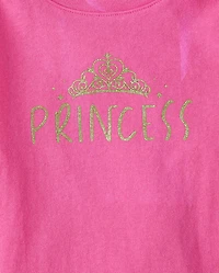 Baby And Toddler Girls Princess Graphic Tee