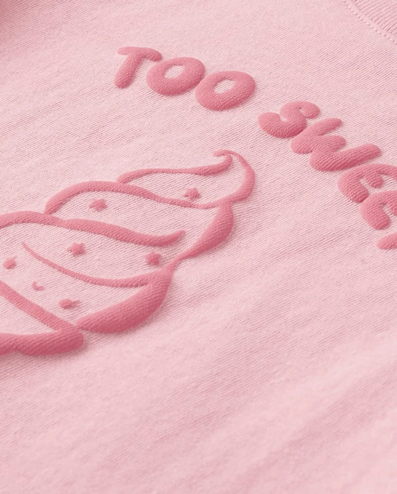 Baby And Toddler Girls Too Sweet Graphic Tee