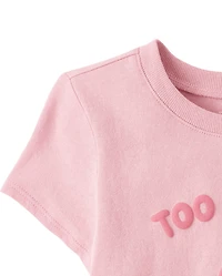 Baby And Toddler Girls Too Sweet Graphic Tee