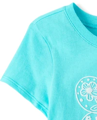 Baby And Toddler Girls Butterfly Graphic Tee