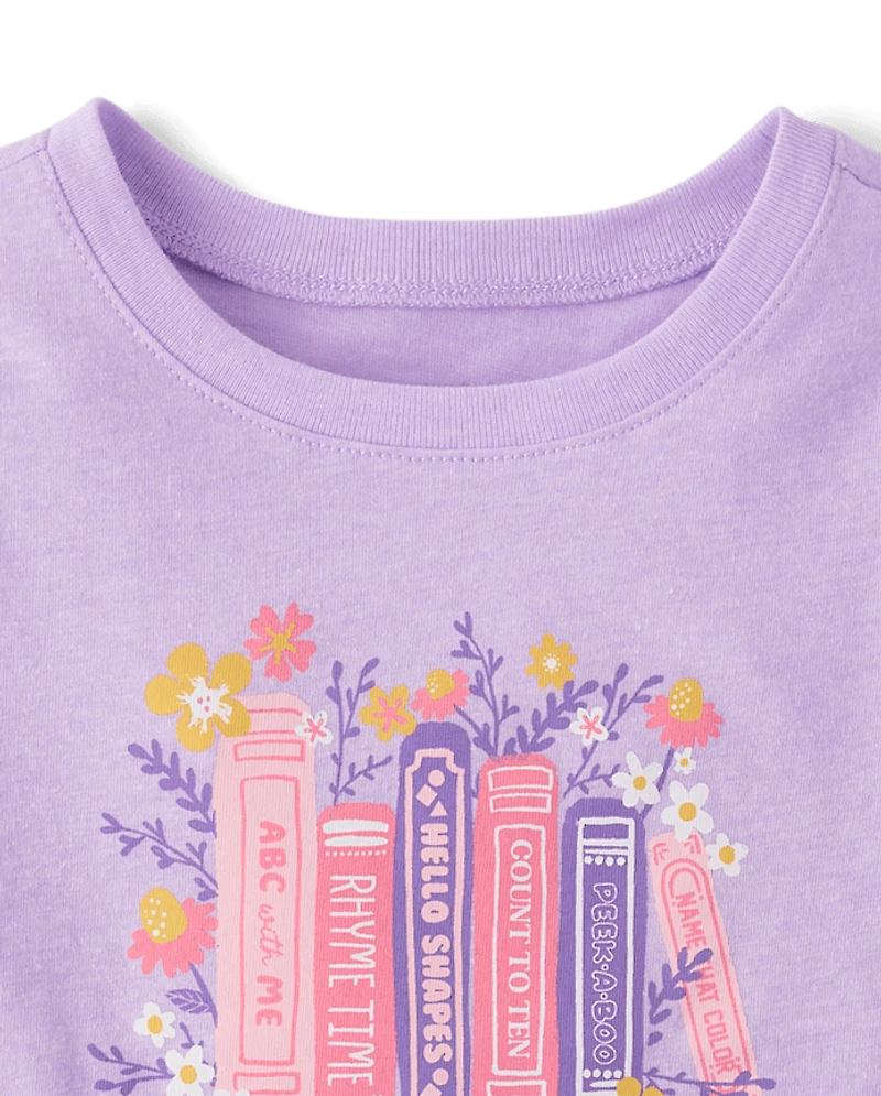 Baby And Toddler Girls Books Graphic Tee