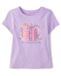 Baby And Toddler Girls Books Graphic Tee