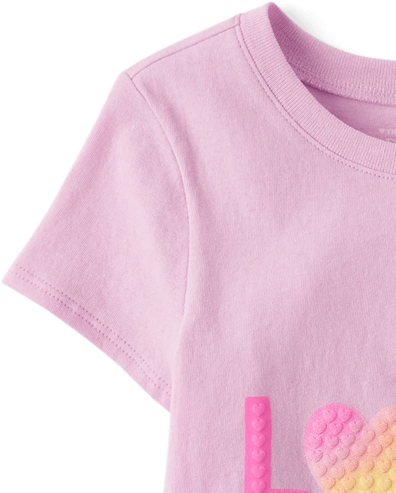 Baby And Toddler Girls Rainbow Love Mama Graphic Tee