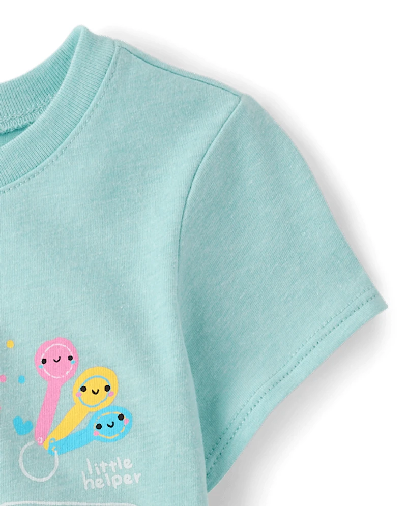 Baby And Toddler Girls Baking Graphic Tee