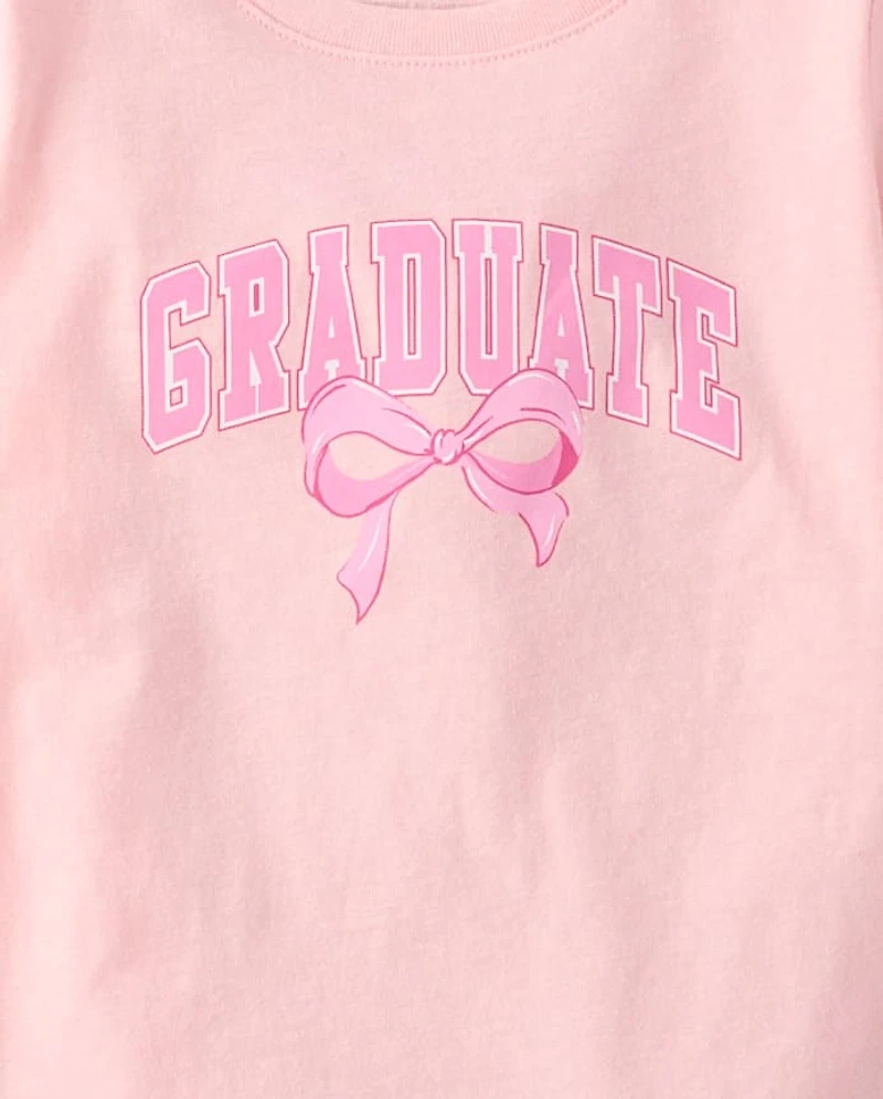 Baby And Toddler Girls Graduate Graphic Tee