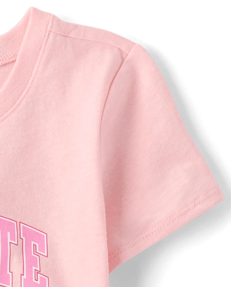 Baby And Toddler Girls Graduate Graphic Tee