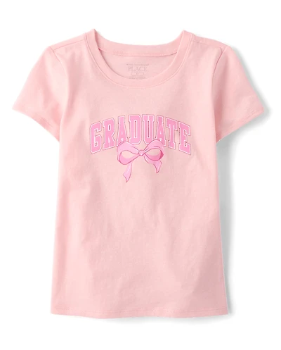 Baby And Toddler Girls Graduate Graphic Tee