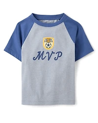 Baby And Toddler Boys MVP Graphic Ringer Tee