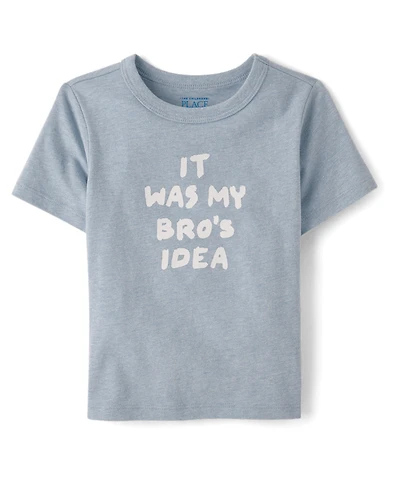 Baby And Toddler Bro's Idea Graphic Tee