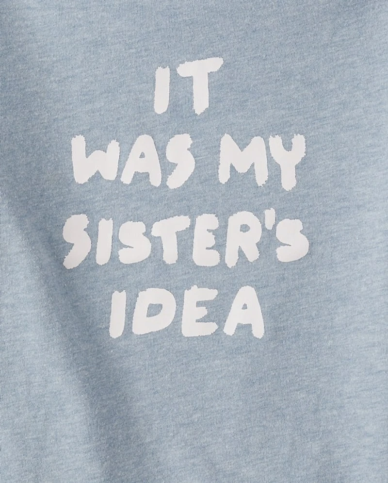 Baby And Toddler Sister's Idea Graphic Tee