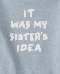 Baby And Toddler Sister's Idea Graphic Tee