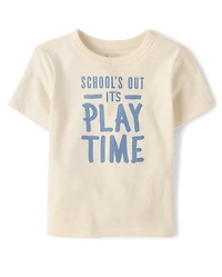 T-shirt graphique pour bébés et petits garçons « L'heure du jeu »