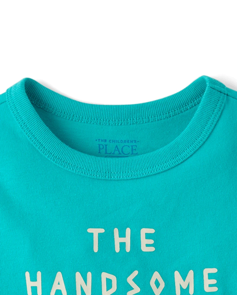 Baby And Toddler Boys Usually Trouble Graphic Tee