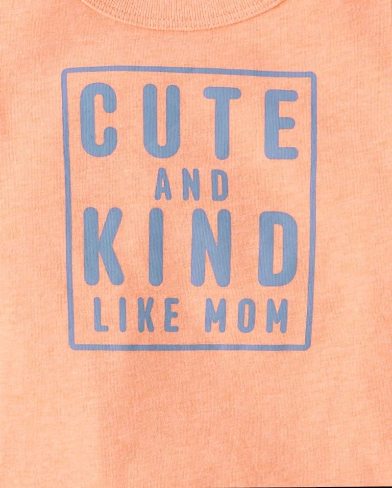 Baby And Toddler Boys Kind Like Mom Graphic Tee