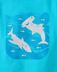 T-shirt graphique animaux marins pour bébés et petits garçons