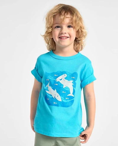 Baby And Toddler Boys Sea Animals Graphic Tee