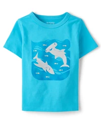 Baby And Toddler Boys Sea Animals Graphic Tee