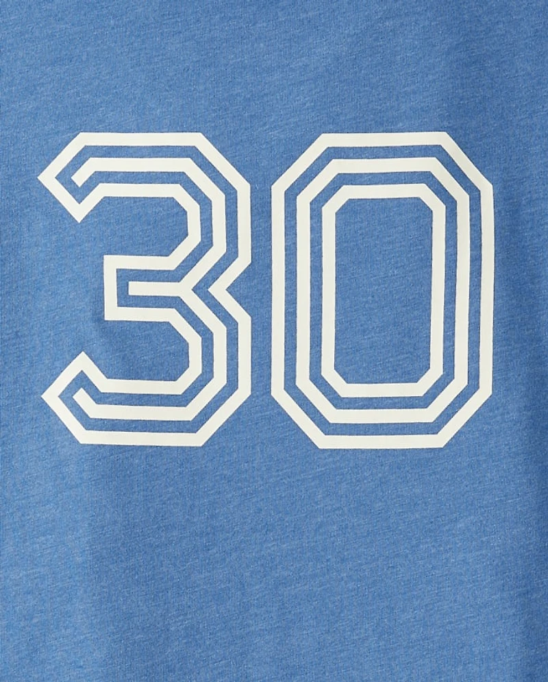 Boys Varsity Youth League Graphic Front And Back Ringer Tee