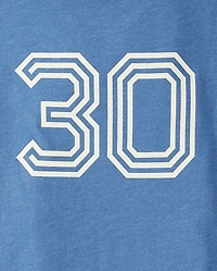 Boys Varsity Youth League Graphic Front And Back Ringer Tee