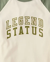 Boys Legend Status Graphic Raglan Tee