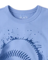 T-shirt graphique de baseball pour garçons