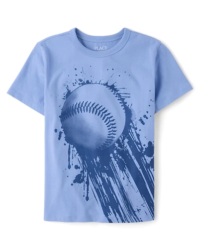Boys Baseball Graphic Tee