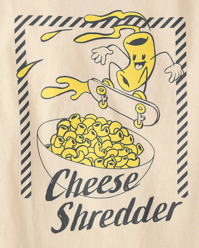 Boys Cheese Shredder  Graphic Tee