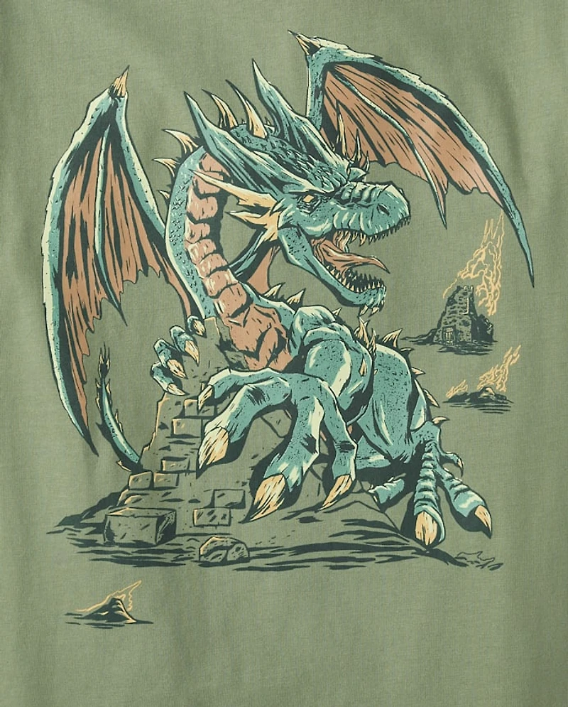 Boys Dragon Graphic Tee