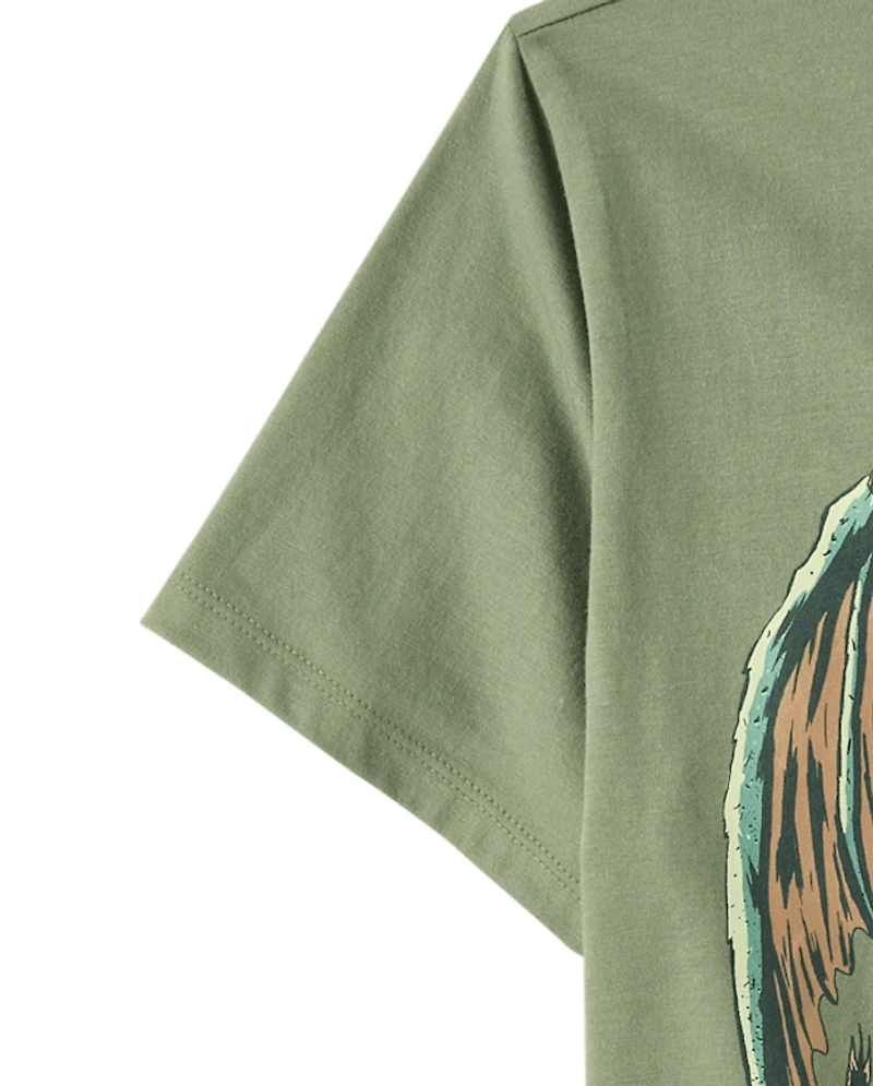 T-shirt graphique dragon pour garçon