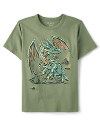 Boys Dragon Graphic Tee