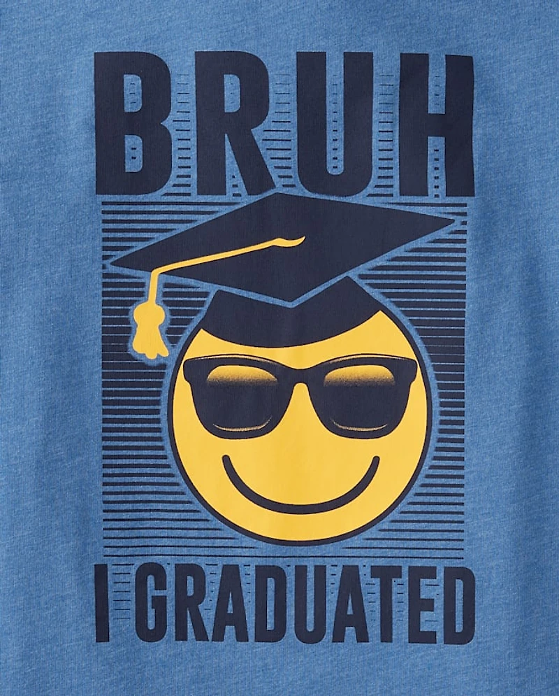 Boys Bruh I Graduated Graphic Tee