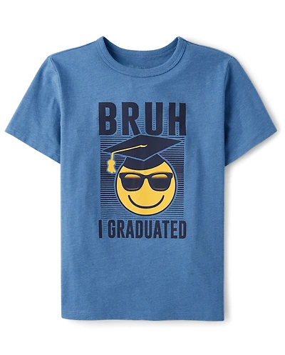 Boys Bruh I Graduated Graphic Tee