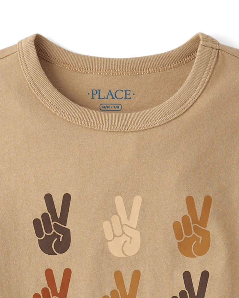 Boys Peace Graphic Tee