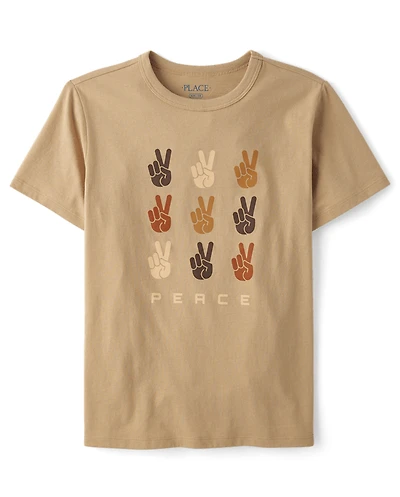 Boys Peace Graphic Tee