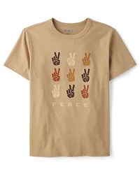 Boys Peace Graphic Tee