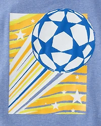 Boys Soccer Ball Graphic Tee