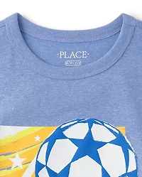 Boys Soccer Ball Graphic Tee