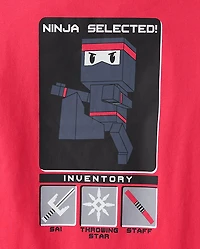 Boys Ninja Video Game Graphic Tee