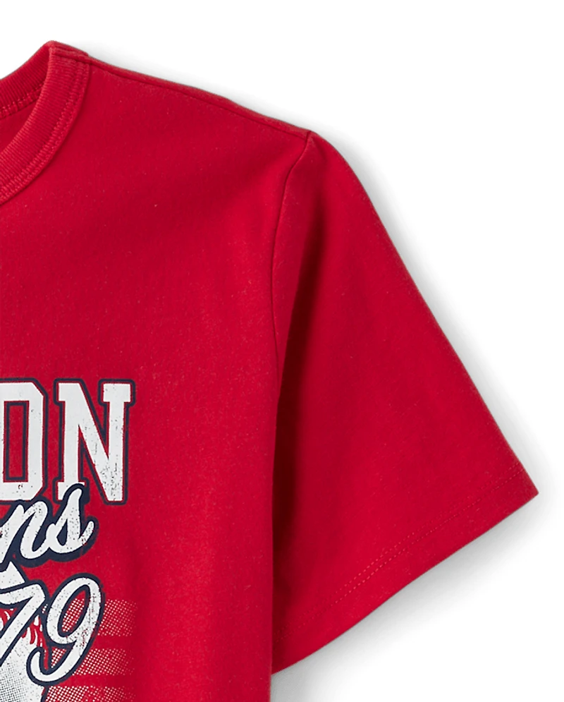 Boys Baseball Division Champions Graphic Tee