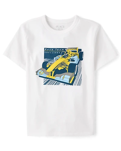 Boys Racecar Graphic Tee